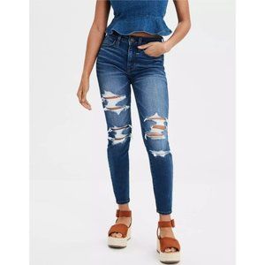 4 - AEO high rise jeggings